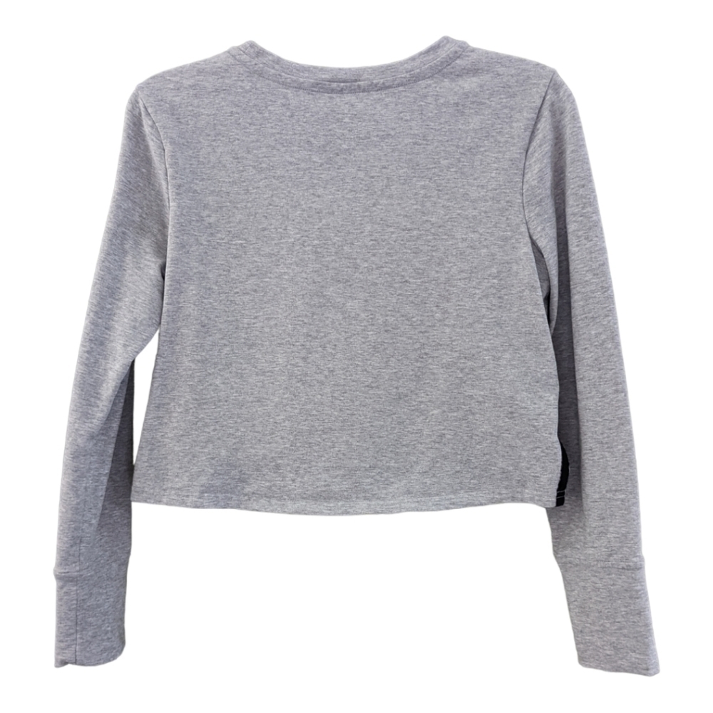 Athleta Sentry Gray Cropped LS Top Size medium - Picture 2 of 4